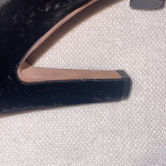 Valentino Velvet Chunky Heels Size 37 1/2 - Picture 7 of 7